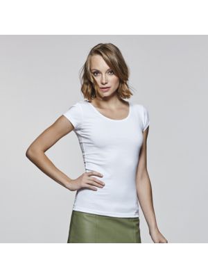 Camisetas manga corta roly agnese mujer de algodon para personalizar vista 2